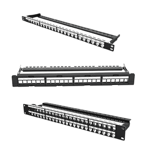 D-Connect 24 & 48-Port Unloaded UTP Patch Panel