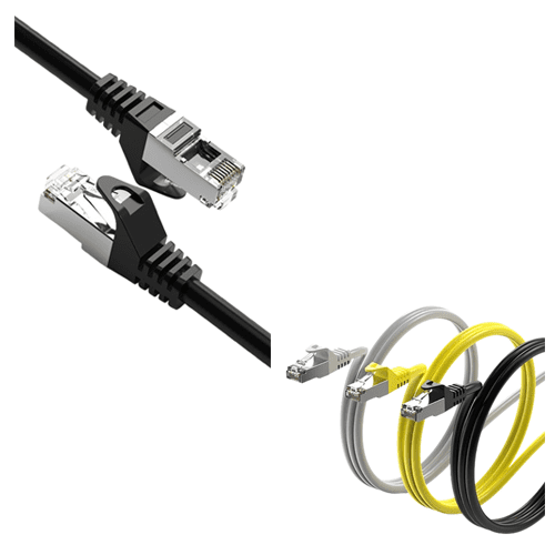 D-Connect Category 6A FTP Round Patch Cord