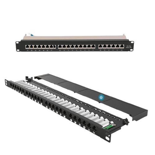 D-Connect 19” Rack Mountable 90° Shielded PCB Patch Panel