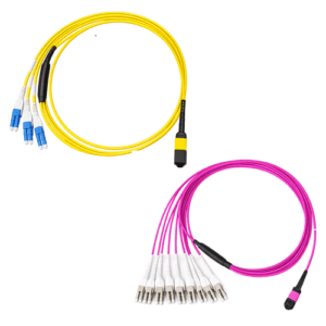 MPO to LC Uniboot Breakout Cable