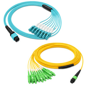 MPO to LC Fiber Breakout Cable